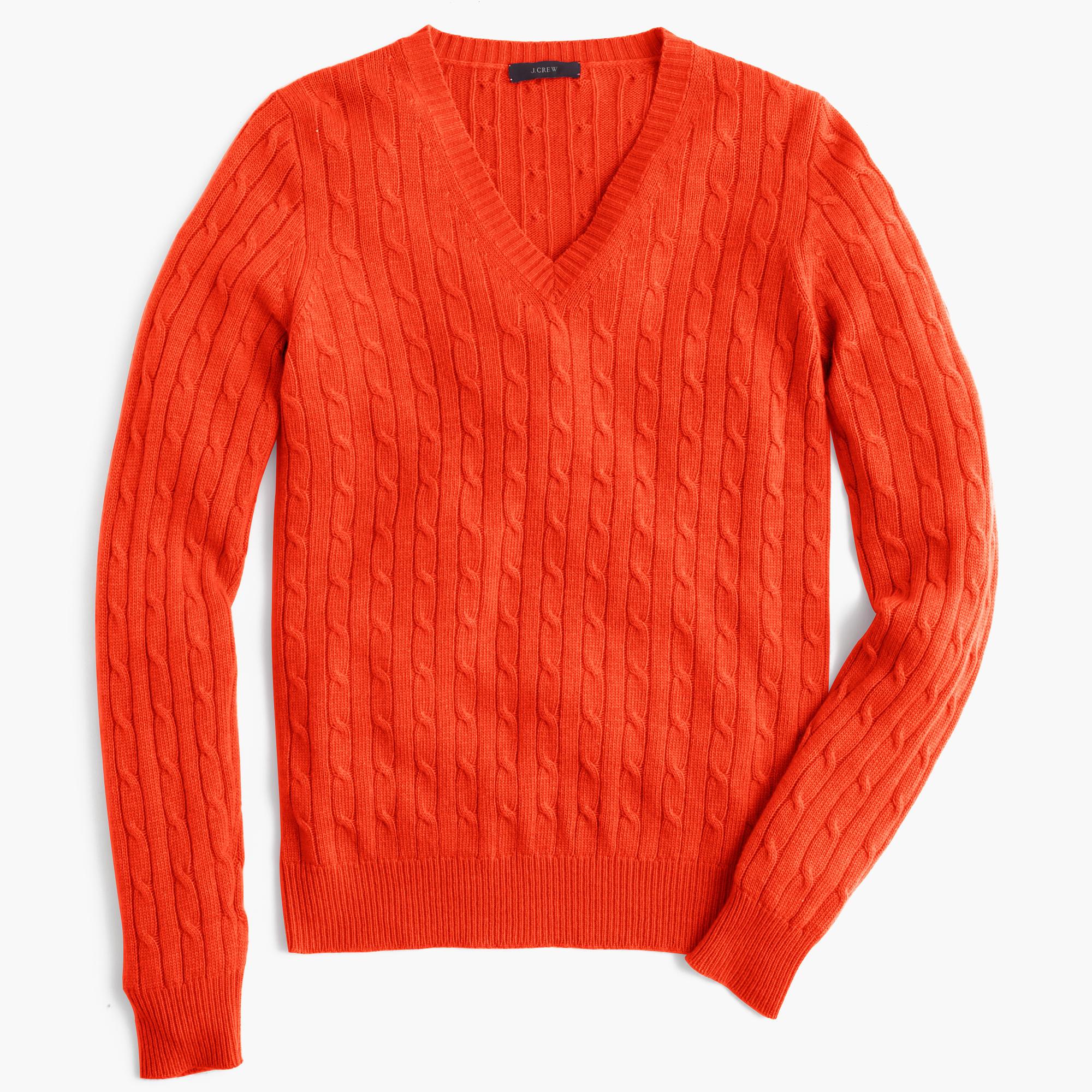 j crew v neck sweater
